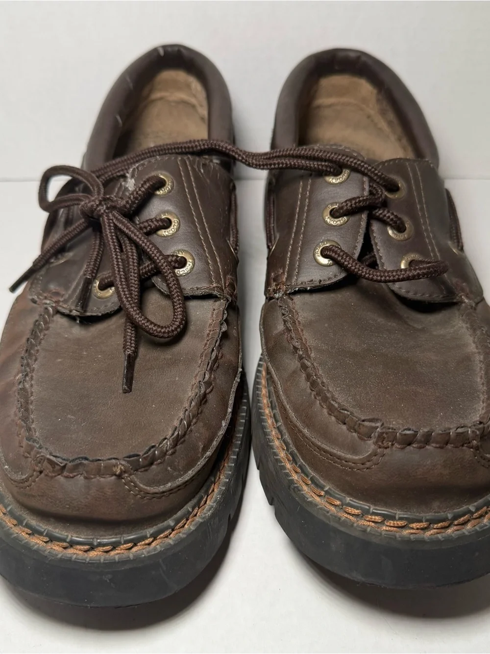 Vintage 90s y2k 2000s Faded Glory Men’s Loafers Boating Shoes 9.5